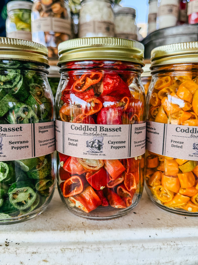 Sliced Freeze Dried Peppers